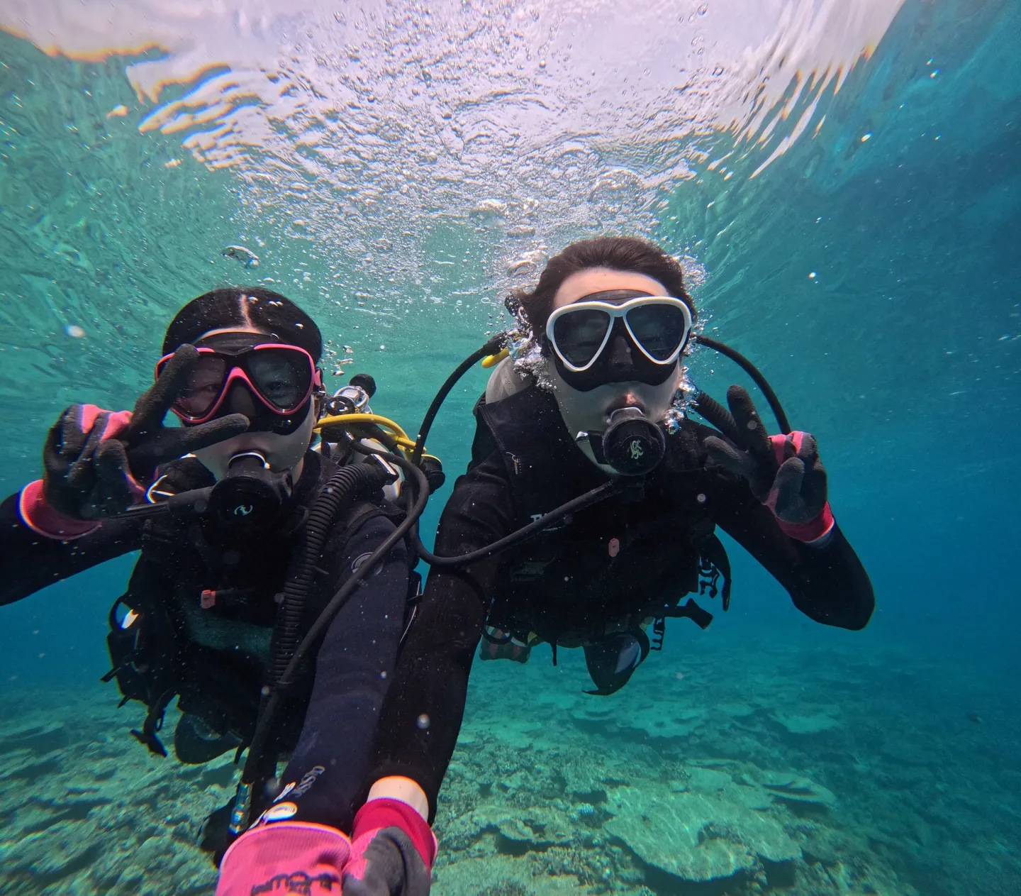 この日は水納島ダイビング水納島で体験ダイビングでした🤿